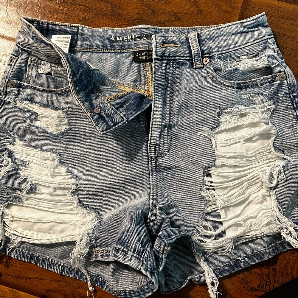 American eagle denim shorts